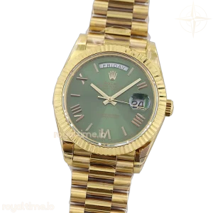 Day-Date 40 228238 Green Dial in Yellow Gold