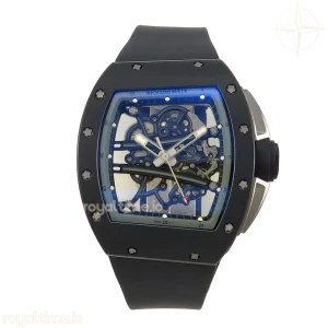 Richard Mille ZGF Custom Made RM061 Black Ceramic Gray Inner Bezel with Free Sprung Titanium RMUL2
