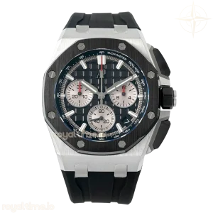 Audemars Piguet Royal Oak Offshore 26420SO 43mm APSF Stainless Steel Black Dial on Rubber Strap SA4401 Super Clone V5
