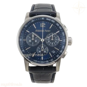 Audemars Piguet Code 11.59 Chrono 26393 SS APSF Blue Dial on Blue Leather Strap SA4401