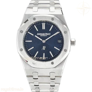 Audemars Piguet Custom Modded Royal Oak 39mm 15202 SS PPM Blue Textured Dial on SS Bracelet AP2121