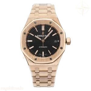 Audemars Piguet Royal Oak 15450ST 37mm Black Dial in Rose Gold