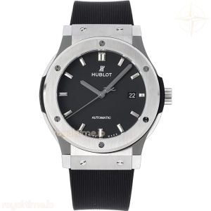 Hublot Classic Fusion Automatic 42mm Black Dial on Rubber Strap