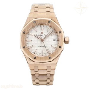 Audemars Piguet Royal Oak 15450ST 37mm White Dial in Rose Gold