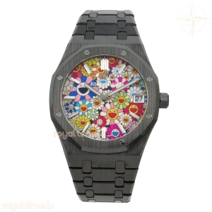Audemars Piguet Royal Oak 15500 Black Ceramic APSF Celebration Dial On Black Ceramic Bracelet SA4302