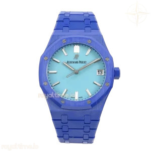Audemars Piguet Royal Oak 15500 Blue Ceramic APSF Tiffany Blue Dial on Bracelet SA4302