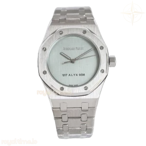 Audemars Piguet Royal Oak 15550 Silver Dial 1017 ALYX 9SM in White Gold