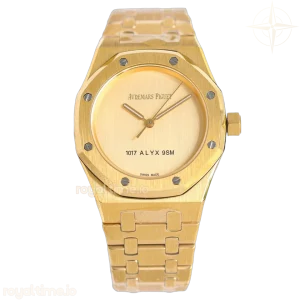 Audemars Piguet Royal Oak 15550BA Champagne Dial 1017 ALYX 9SM in Yellow Gold