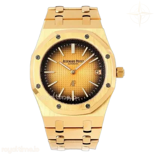 Audemars Piguet Royal Oak 16202 39mm Smoked Yellow Dial in Yellow Gold