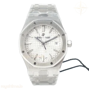Audemars Piguet Royal Oak 34mm SS ZF White Textured Dial on SS Bracelet A5800