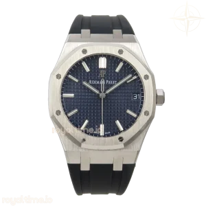 Audemars Piguet Royal Oak 41mm 15500 SS APSF Blue Dial on Black Rubber Strap SA4302