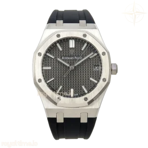 Audemars Piguet Royal Oak 41mm 15500 SS APSF Gray Dial on Black Rubber Strap SA4302
