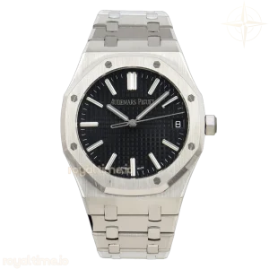 Audemars Piguet Royal Oak 41mm 15510 Free Sprung SS APSF Black Textured Dial On SS Bracelet A4302