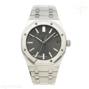 Audemars Piguet Royal Oak 41mm 15510 Free Sprung SS APSF Gray Textured Dial On SS Bracelet A4302