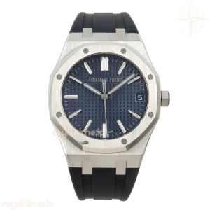 Audemars Piguet Royal Oak 41mm 15510 SS APSF Blue Dial on Black Rubber Strap SA4302