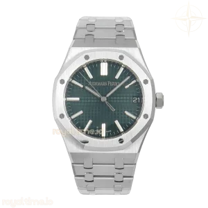 Audemars Piguet Royal Oak 41mm 15510 SS DDF Green Textured Dial on SS Bracelet SA4302
