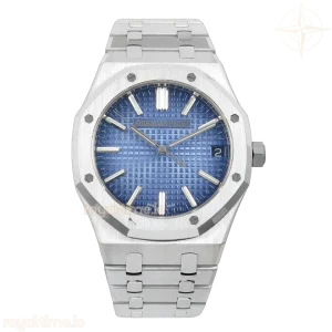 Audemars Piguet Royal Oak 41mm 15510 SS DDF Ice Blue Dial on SS Bracelet DD4302 (Weighted) 176g