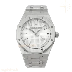 Audemars Piguet Royal Oak 41mm 15510 SS DDF White Textured Dial on SS Bracelet SA4302