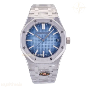 Audemars Piguet Royal Oak 41mm 15510BC Gain Weight DDF Ice Blue Dial On SS Bracelet DD4302