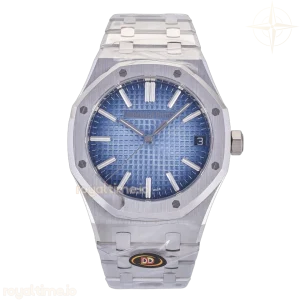 Audemars Piguet Royal Oak 41mm 15510BC Gain Weight DDF Smoke Blue Dial On SS Bracelet DD4302