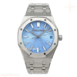 Audemars Piguet Royal Oak 41mm 15510BC SS ZF Ice Blue Crystal Dial on SS Bracelet SA4302 V3
