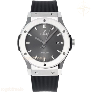Hublot Classic Fusion Automatic 42mm Grey Dial on Rubber Strap