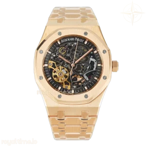 Audemars Piguet Royal Oak 41mm Skeleton 15407 RG ZF Skeleton Dial on RG Bracelet A3132