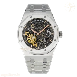 Audemars Piguet Royal Oak 41mm Skeleton 15407 SS ZF Skeleton Dial on SS Bracelet A3132