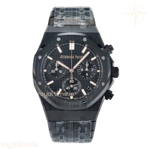Audemars Piguet Royal Oak Chrono 26240 Black Ceramic APSF on Ceramic Bracelet SA4401