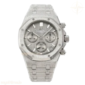 Audemars Piguet Royal Oak Chrono 26239 Frosted SS APSF Gray Dial on Bracelet SA4401 V2 Free Sprung (26240)