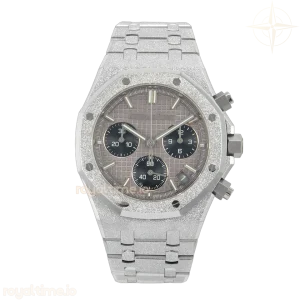 Audemars Piguet Royal Oak Chrono 26240 Frosted SS DDF Gray/Black Dial on SS Bracelet DD4401