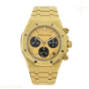 Audemars Piguet Royal Oak Chrono 26240 Frosted YG DDF YG Dial on YG Bracelet DD4401