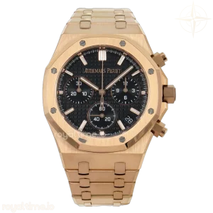 Audemars Piguet Royal Oak Chrono 26240 RG APSF Black Dial on RG Bracelet SA4401