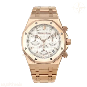 Audemars Piguet Royal Oak Chrono 26240 RG DDF Silver Dial on RG Bracelet DD4401 Gain Weight (SW Dial)