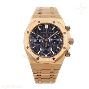 Audemars Piguet Royal Oak Chrono 26240 RG DDSF Blue Dial on RG Bracelet DD4401