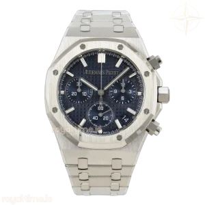 Audemars Piguet Royal Oak Chrono 26240 SS APSF Blue Dial on SS Bracelet SA4401 V2 (Free Sprung)