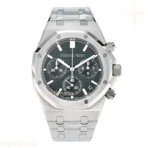 Audemars Piguet Royal Oak Chrono 26240 SS APSF Green Dial on SS Bracelet SA4401