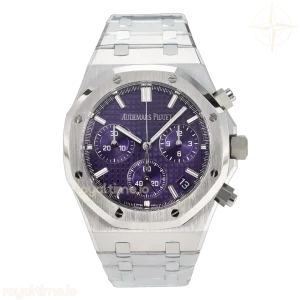 Audemars Piguet Royal Oak Chrono 26240 SS APSF Purple Dial on SS Bracelet SA4401