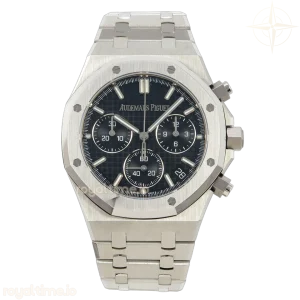 Audemars Piguet Royal Oak Chrono 26240 SS DDF Black Dial on SS Bracelet DD4401 (SW Dial)