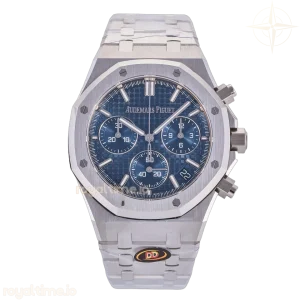 Audemars Piguet Royal Oak Chrono 26240 SS DDF Blue Dial on SS Bracelet DD4401 (50th Anniversary)