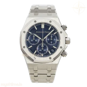 Audemars Piguet Royal Oak Chrono 26240 SS DDF Blue Dial on SS Bracelet DD4401 (SW Dial)