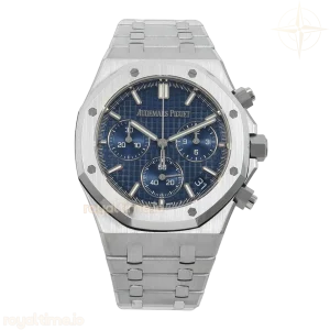 Audemars Piguet Royal Oak Chrono 26240 SS DDF Blue Dial on SS Bracelet DD4401 (SW Dial) V2