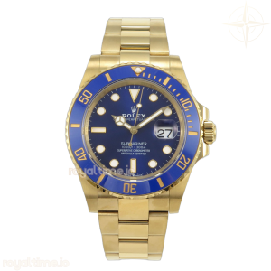 Submariner 41mm 126618 LB QF Blue Dial on YG Bracelet QF3235