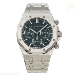 Audemars Piguet Royal Oak Chrono 26240 SS DDF Green Dial on SS Bracelet DD4401 (SW Dial)