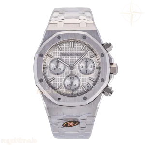 Audemars Piguet Royal Oak Chrono 26240 SS DDF Silver Dial on SS Bracelet DD4401 (50th Anniversary)