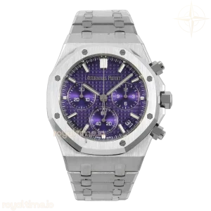 Audemars Piguet Royal Oak Chrono 26240 SS DDSF Purple Dial on SS Bracelet DD4401