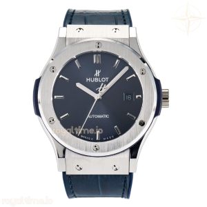 Hublot Classic Fusion Bang 42mm HBF Blue Dial on Blue Leather Strap A2892