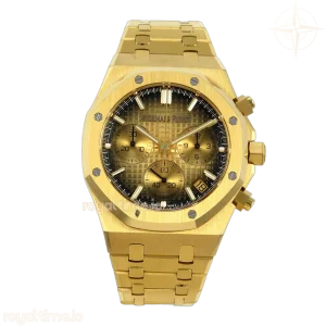 Audemars Piguet Royal Oak Chrono 26240 YG DDSF YG Smoked Dial on YG Bracelet DD4401