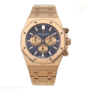 Audemars Piguet Royal Oak Chrono 26331 RG APWF Blue/RG Dial on RG Bracelet A2385