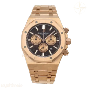Audemars Piguet Royal Oak Chrono 26331 RG APWF Brown/RG Dial on RG Bracelet A2385